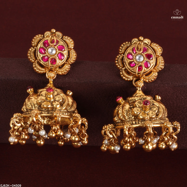 Jhumka Kundan Nakshi