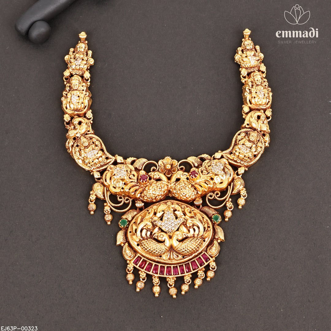 Short Necklace Kundan Nakshi