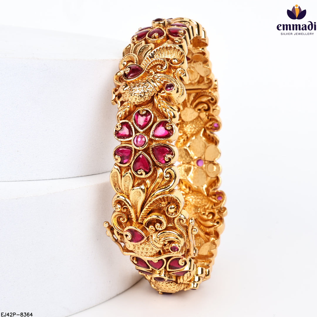 Bangles Premium Kundan Nakshi