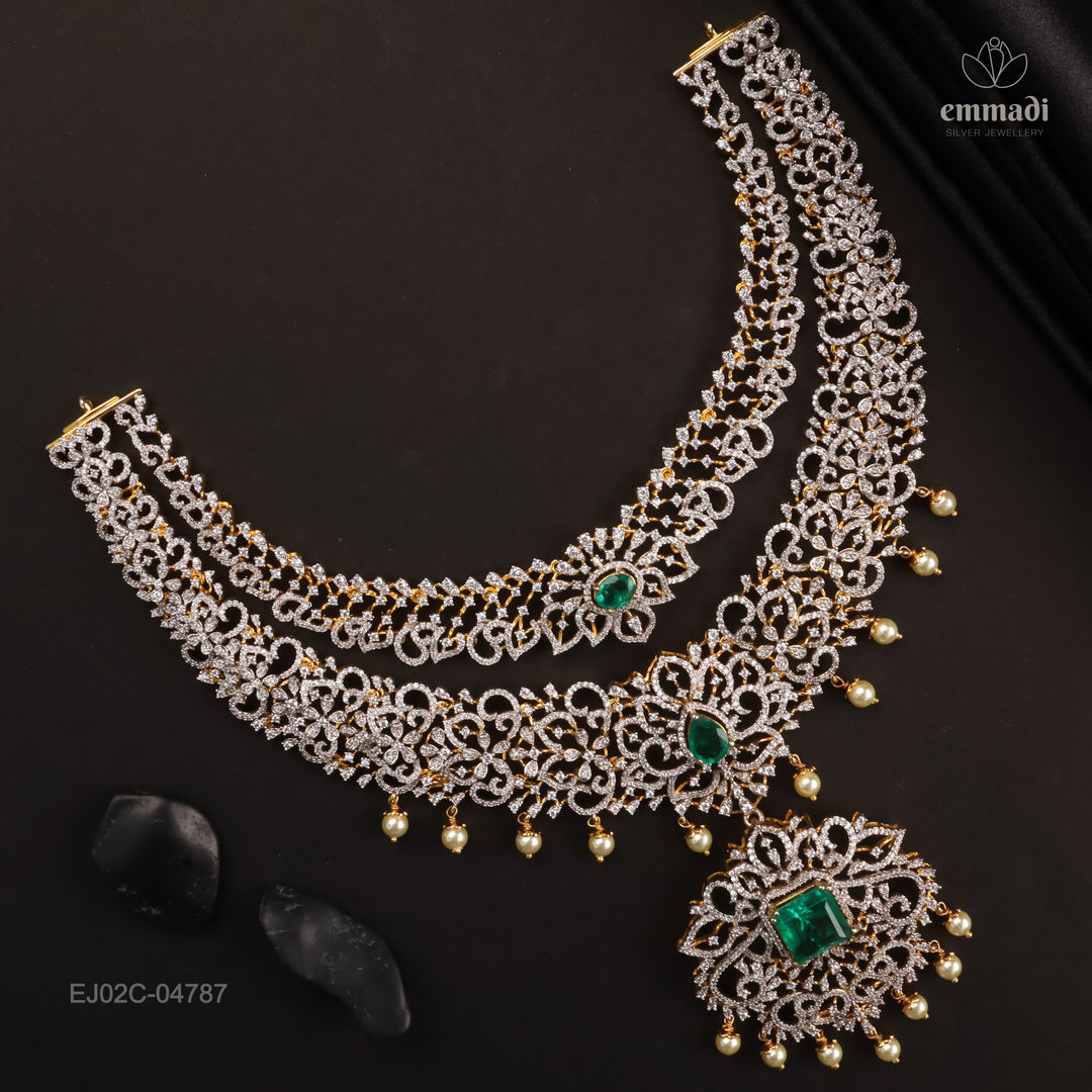 Short Necklace Premium Cz