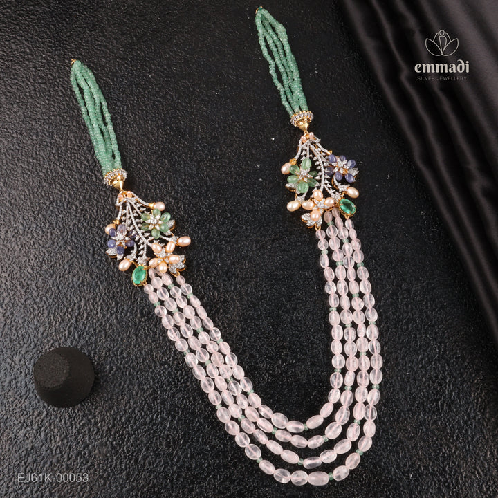 Long Necklace Gem Stone