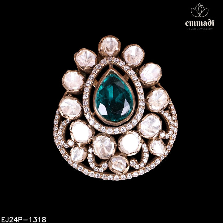 Pendant Brouch Moissanite