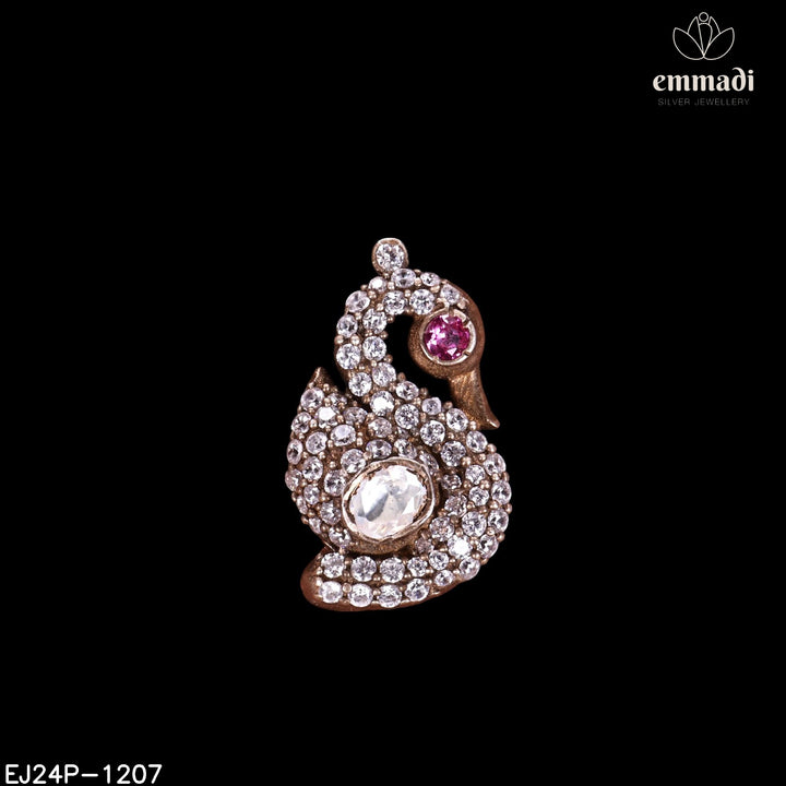 Pendant Brouch Moissanite