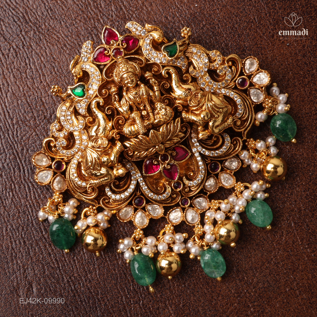 Pendant Premium Kundan Nakshi