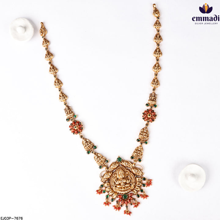 Long Necklace Kundan Nakshi