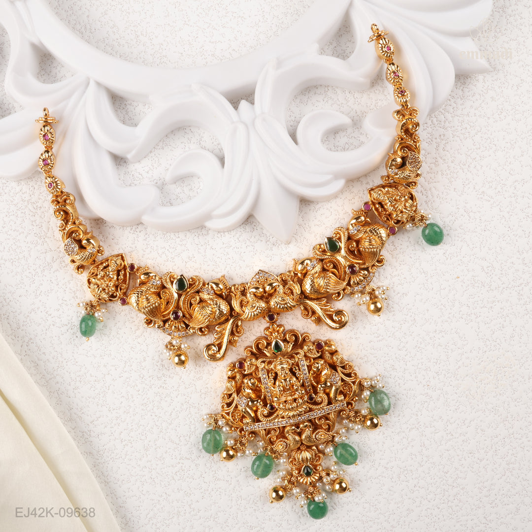 Short Necklace Premium Nakshi