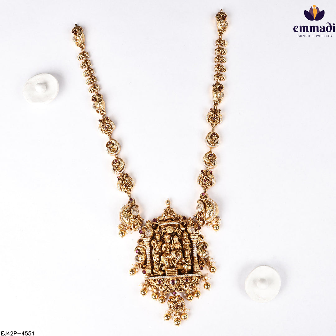 Long Necklace Premium Nakshi