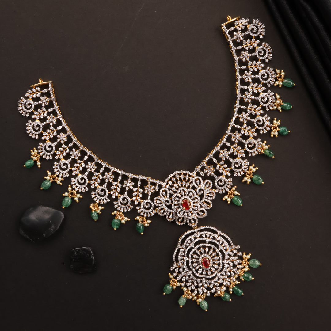 Short Necklace Premium Cz