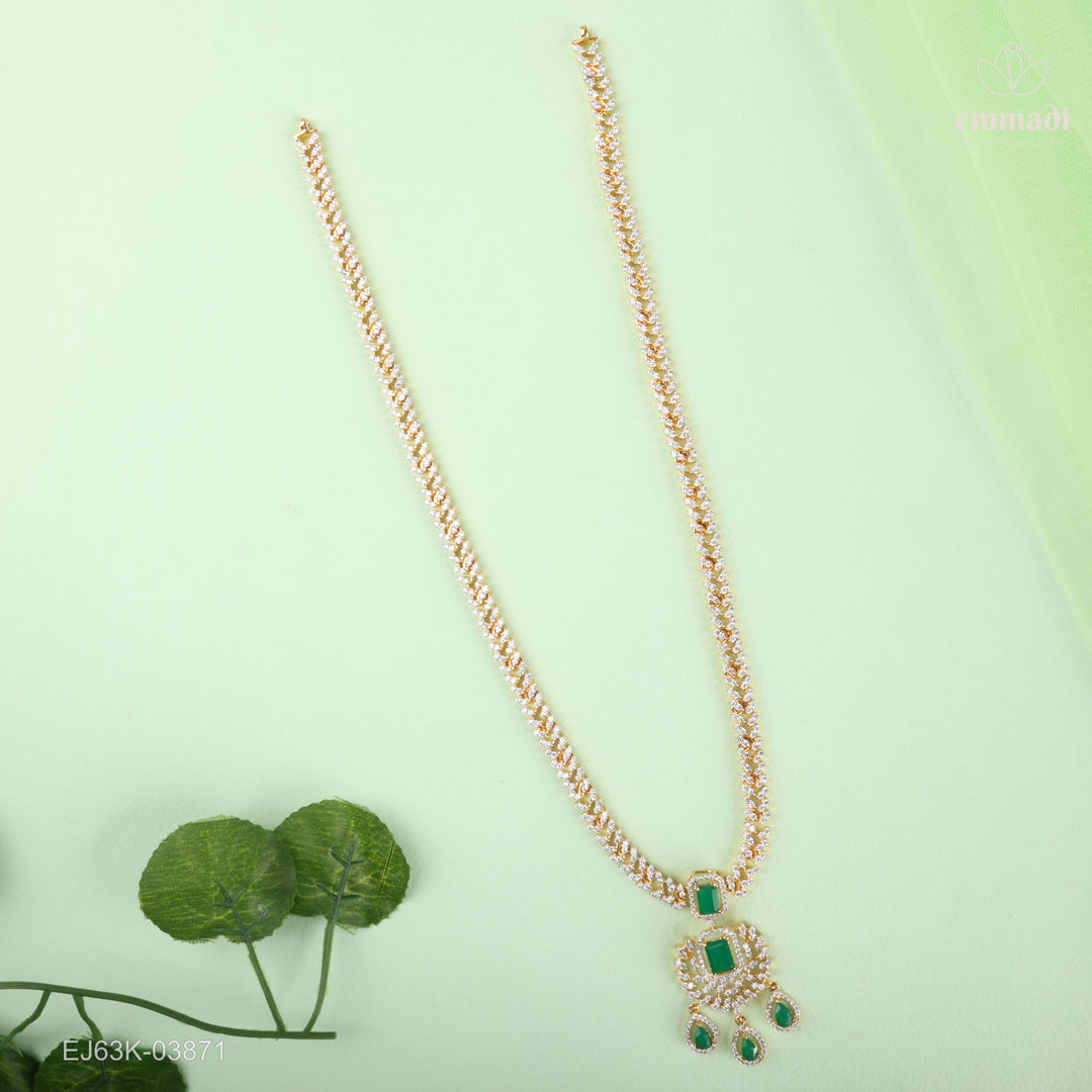 Long Necklace Premium Cz