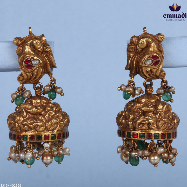 Jhumka Kundan Nakshi