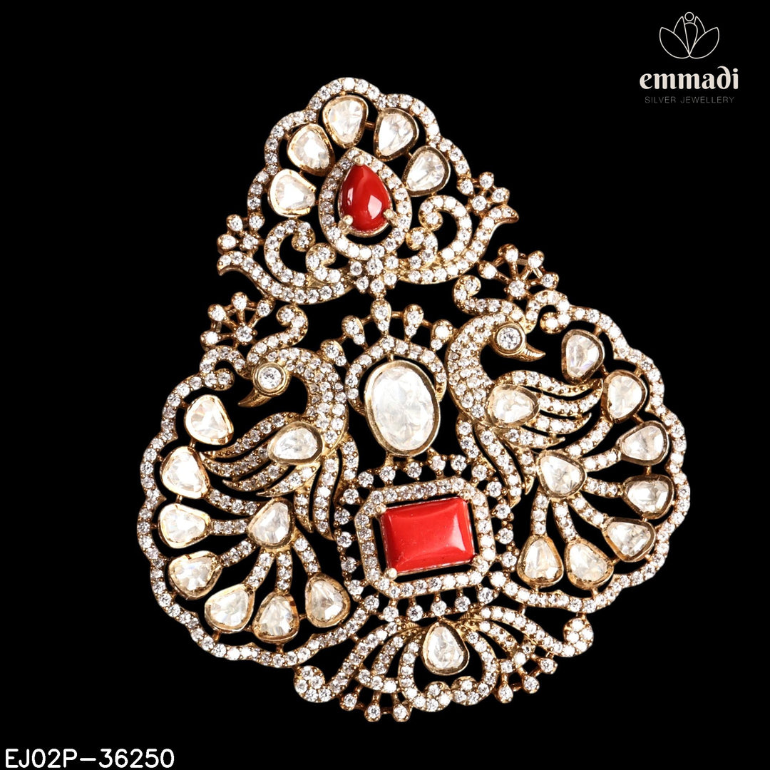 Pendant Brouch Moissanite