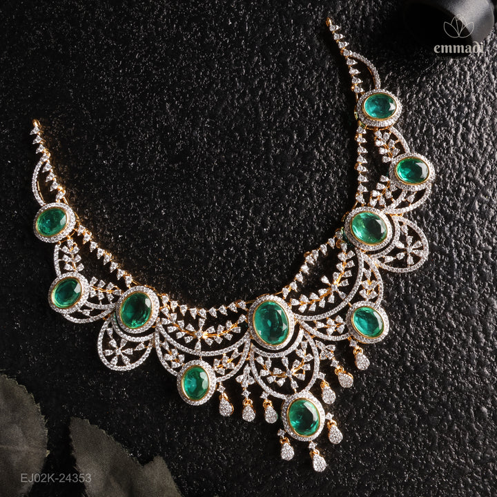 Short Necklace Premium Cz