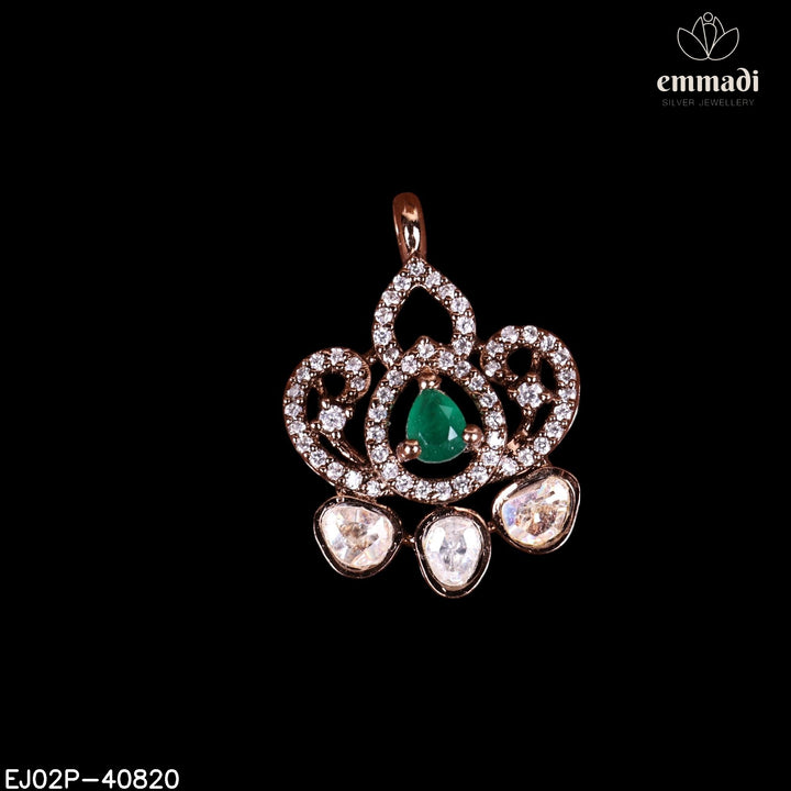 Pendant Brouch Moissanite