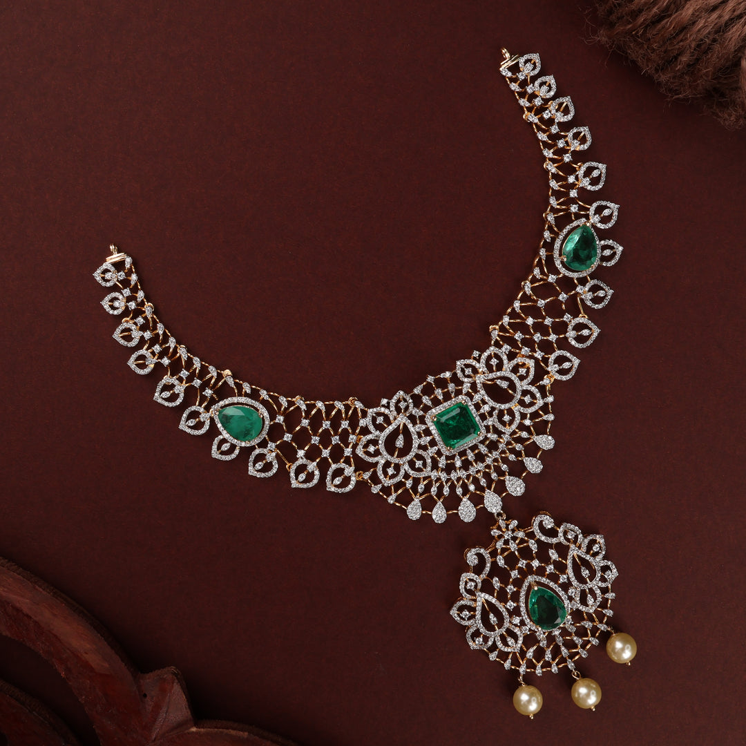 Short Necklace Premium Cz