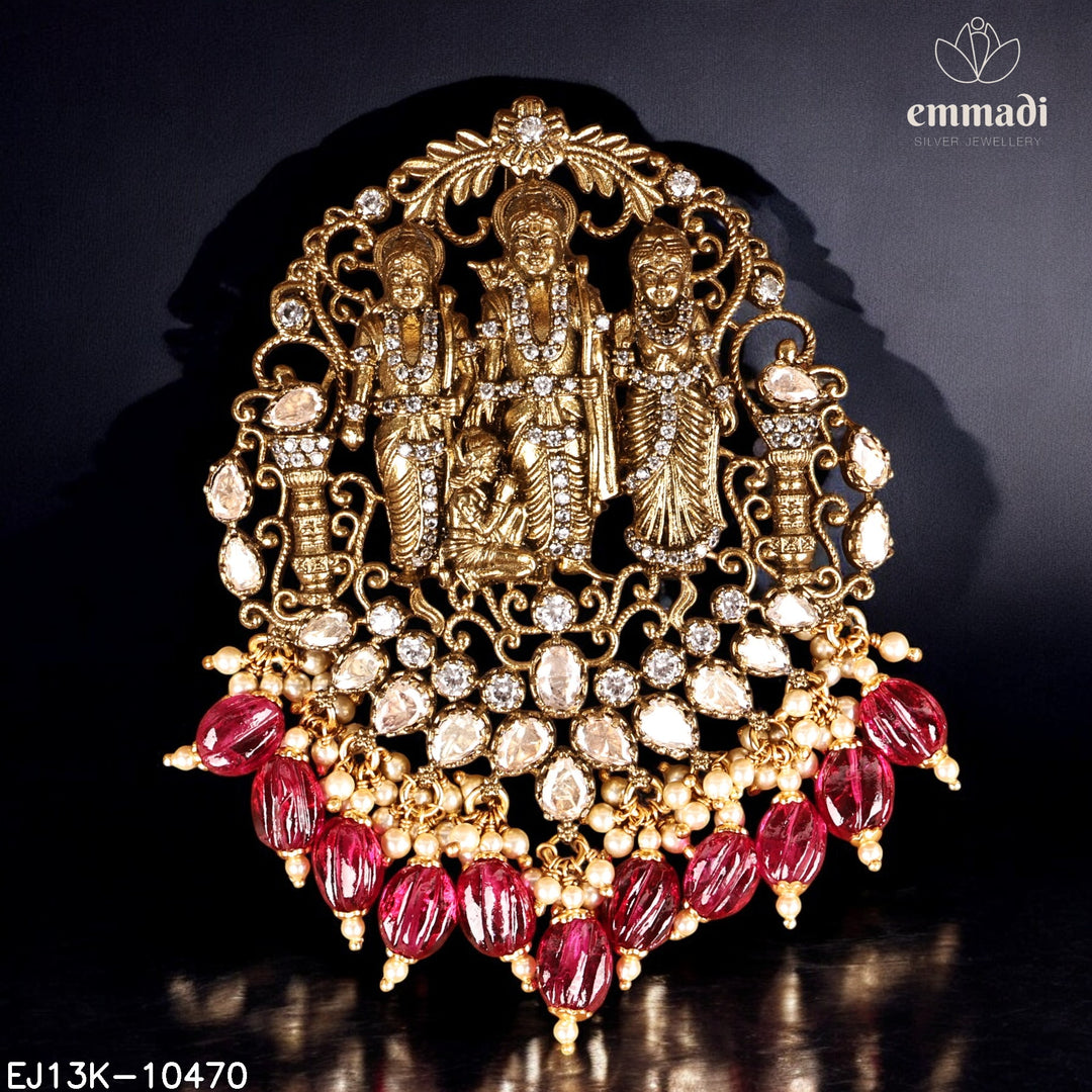 Pendant Moissanite Nakshi