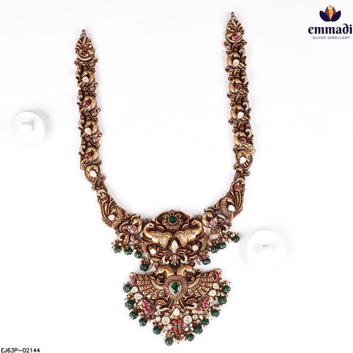 Long Necklace Kundan Nakshi