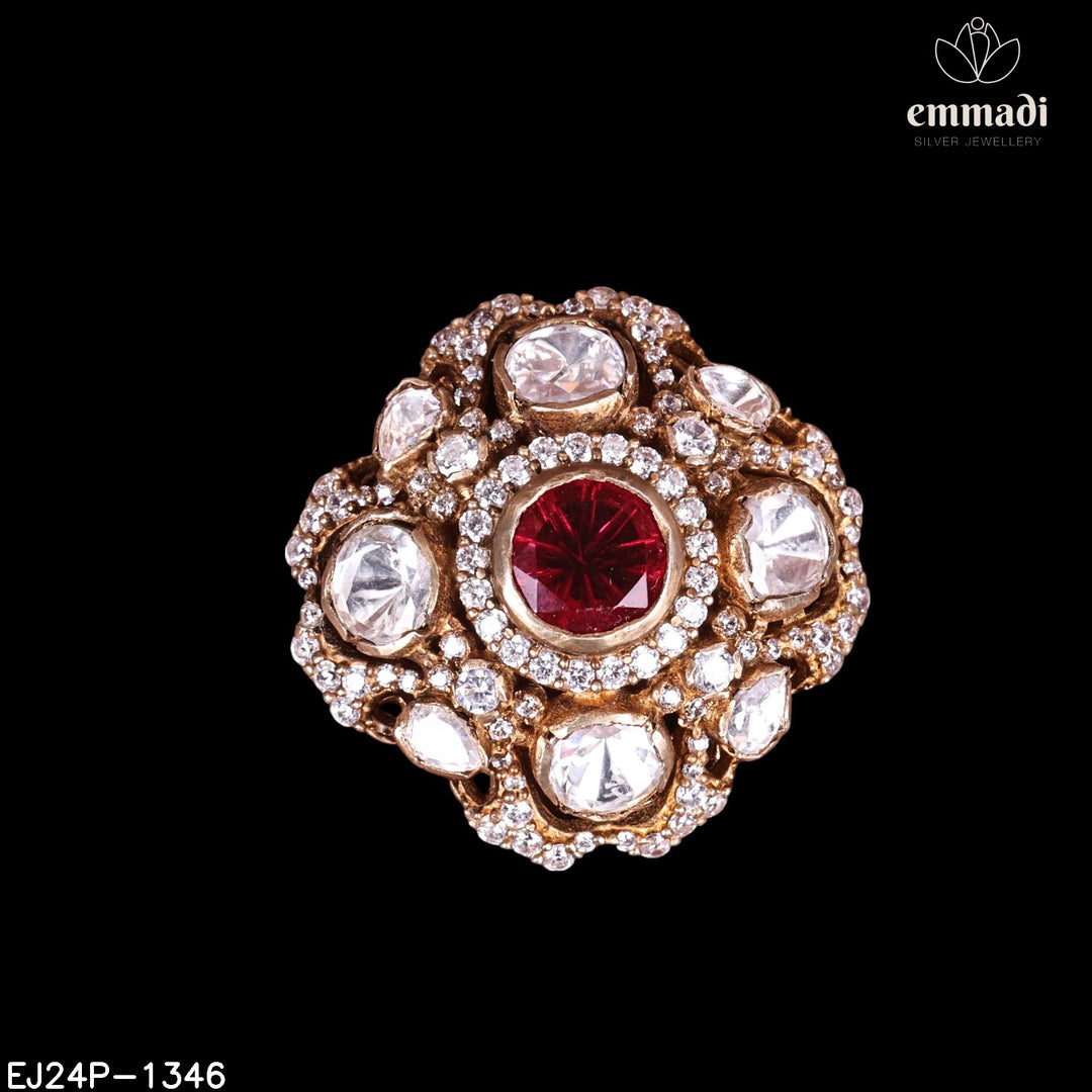 Pendant Brouch Moissanite