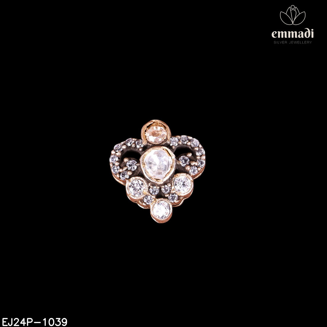 Pendant Brouch Moissanite