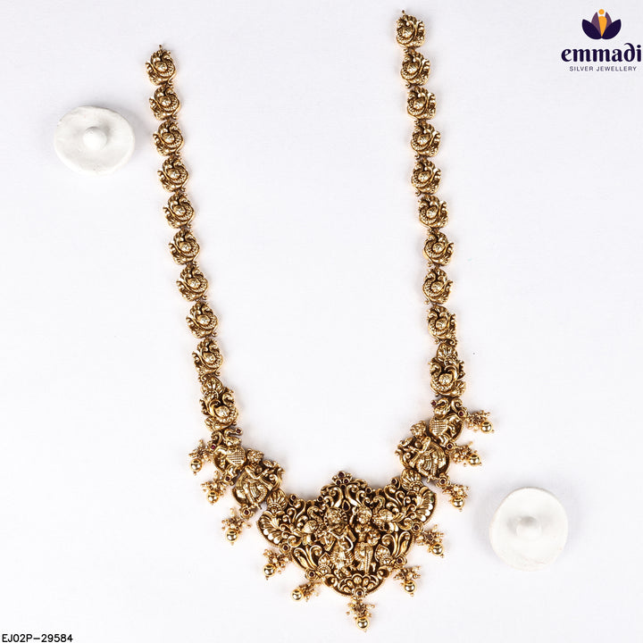 Long Necklace Premium Nakshi