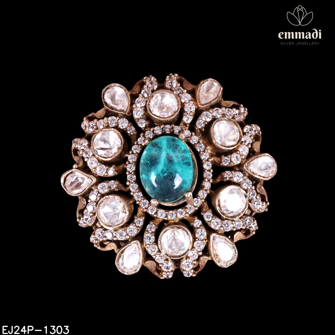 Pendant Brouch Moissanite