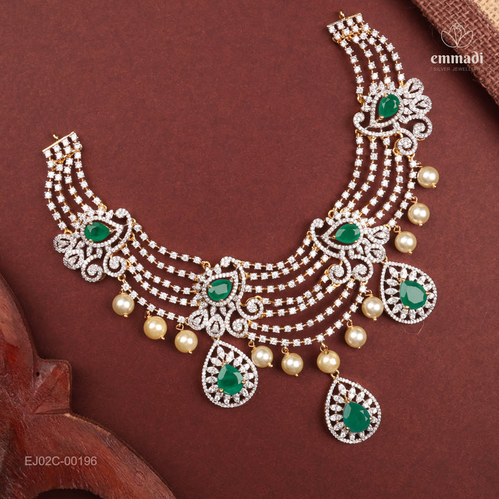 Short Necklace Premium Cz