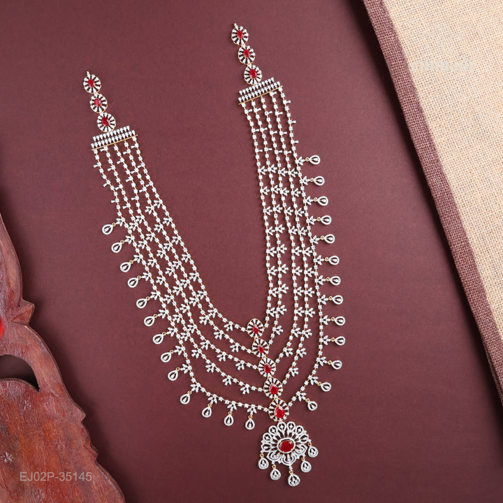 Long Necklace Premium Cz