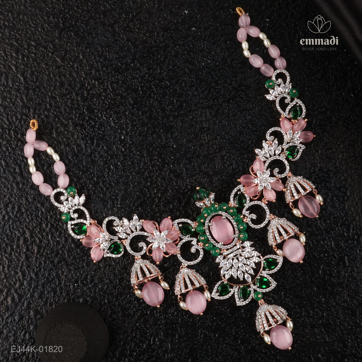 Short Necklace Gem Stone