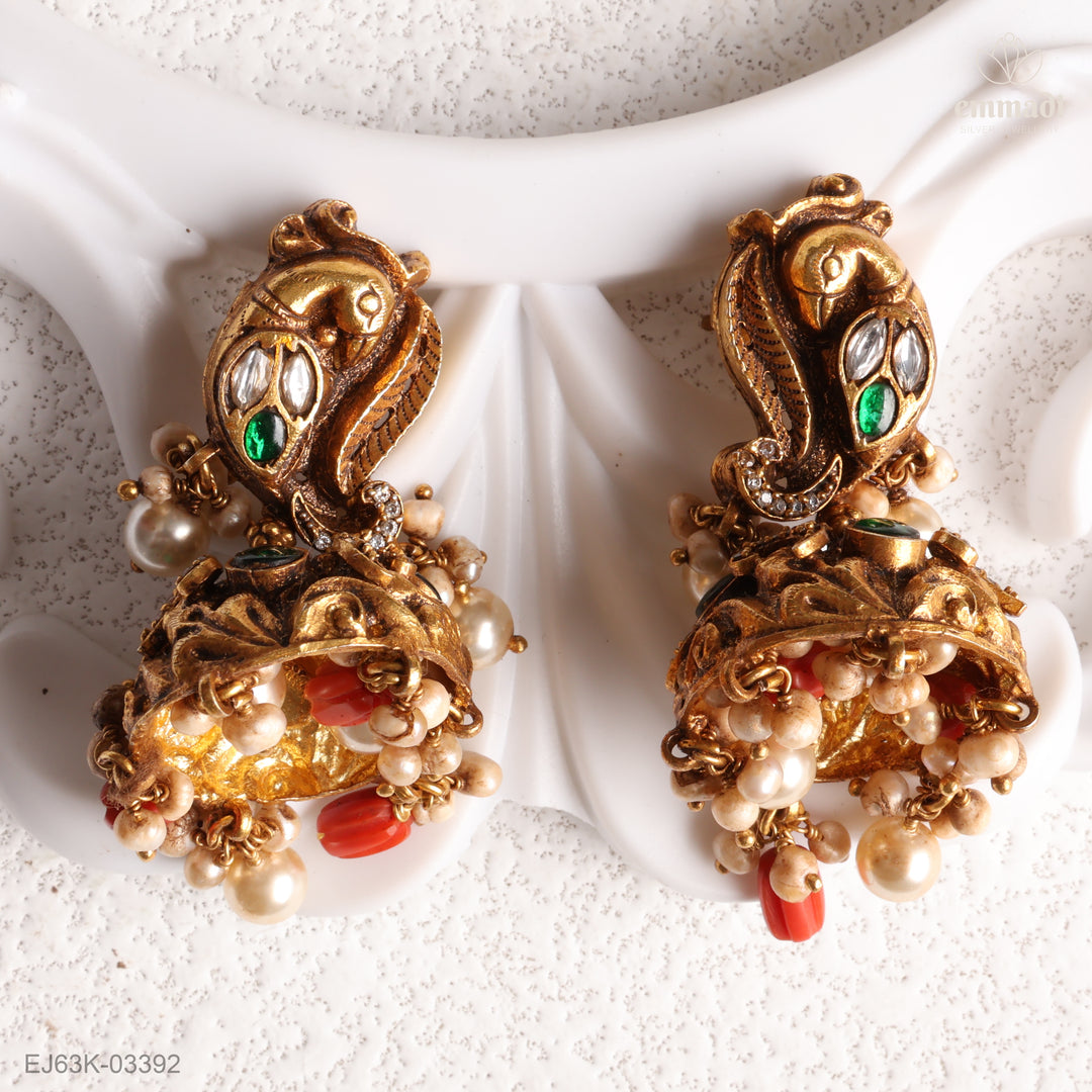 Jhumka Kundan Nakshi