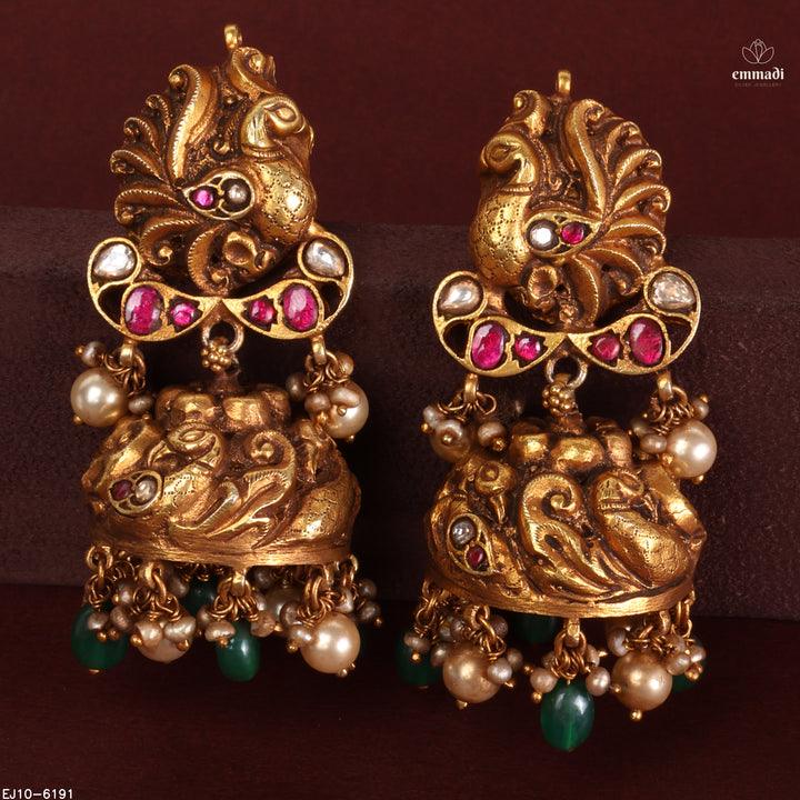 Jhumka Kundan Nakshi