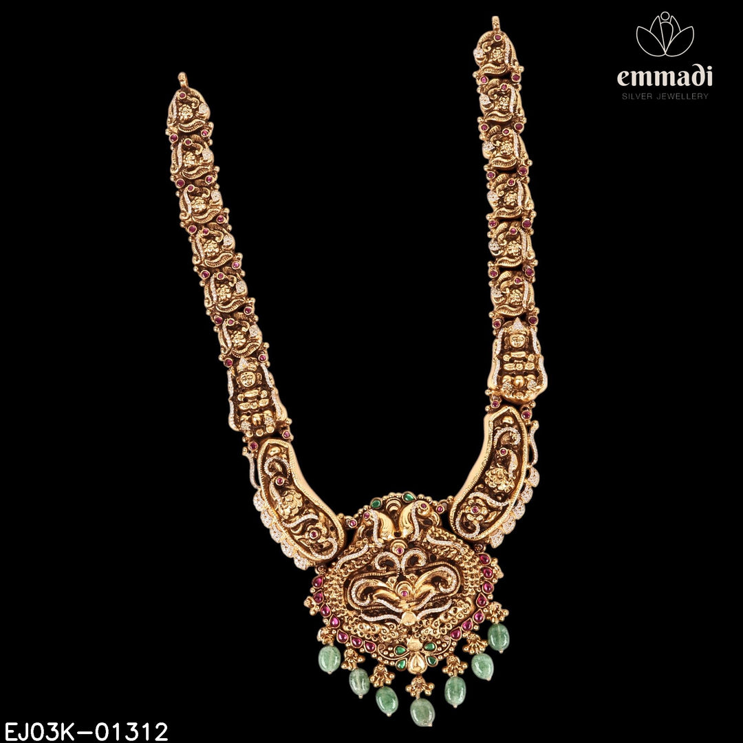 Long Necklace Kundan Nakshi