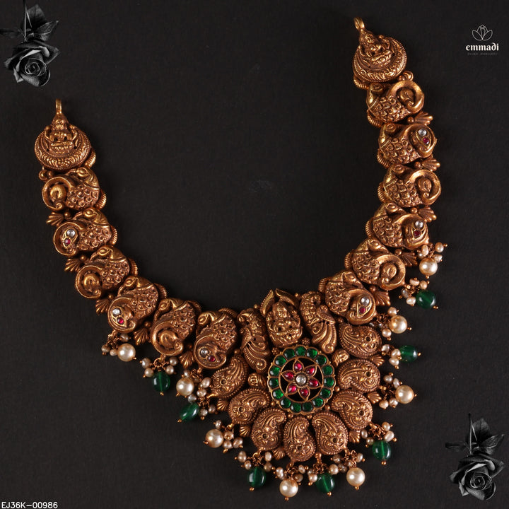 Short Necklace Kundan Nakshi