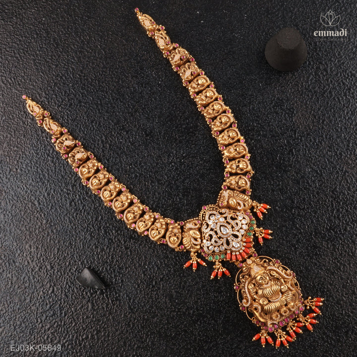 Long Necklace Kundan Nakshi