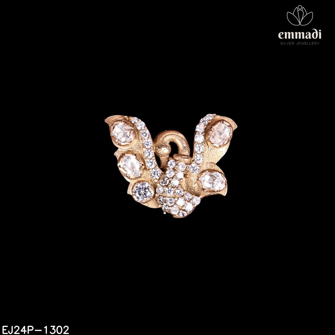 Pendant Brouch Moissanite