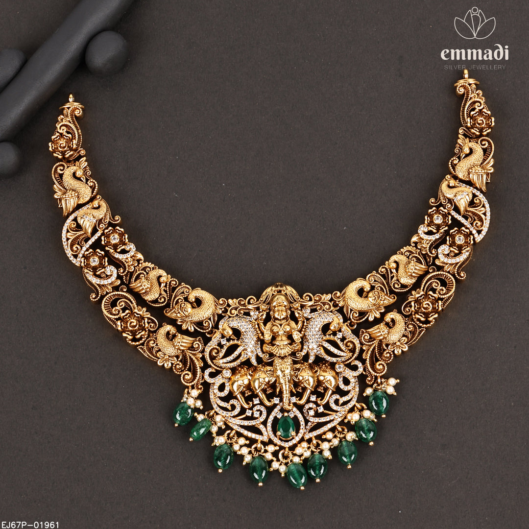 Short Necklace Premium Nakshi