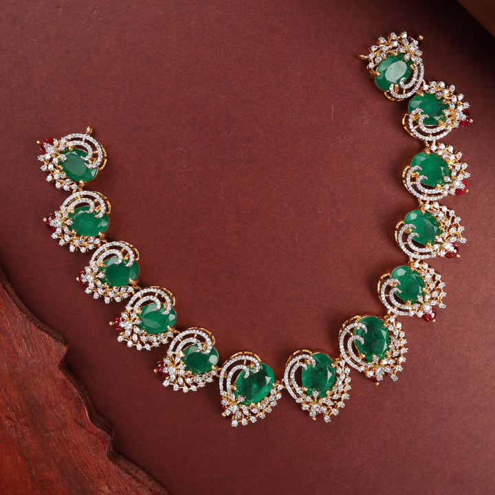 Short Necklace Premium Cz