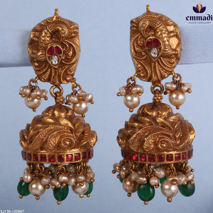 Jhumka Kundan Nakshi