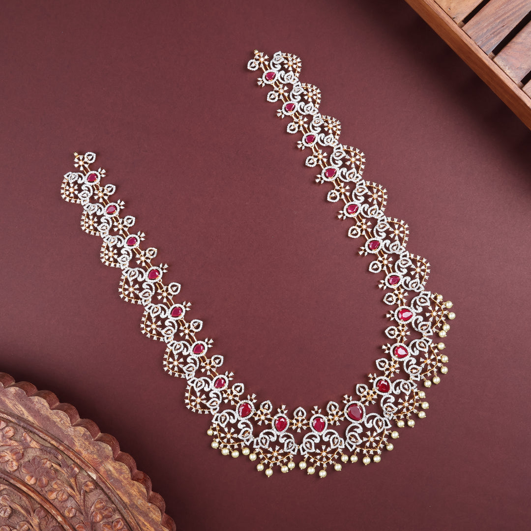 Long Necklace Premium Cz