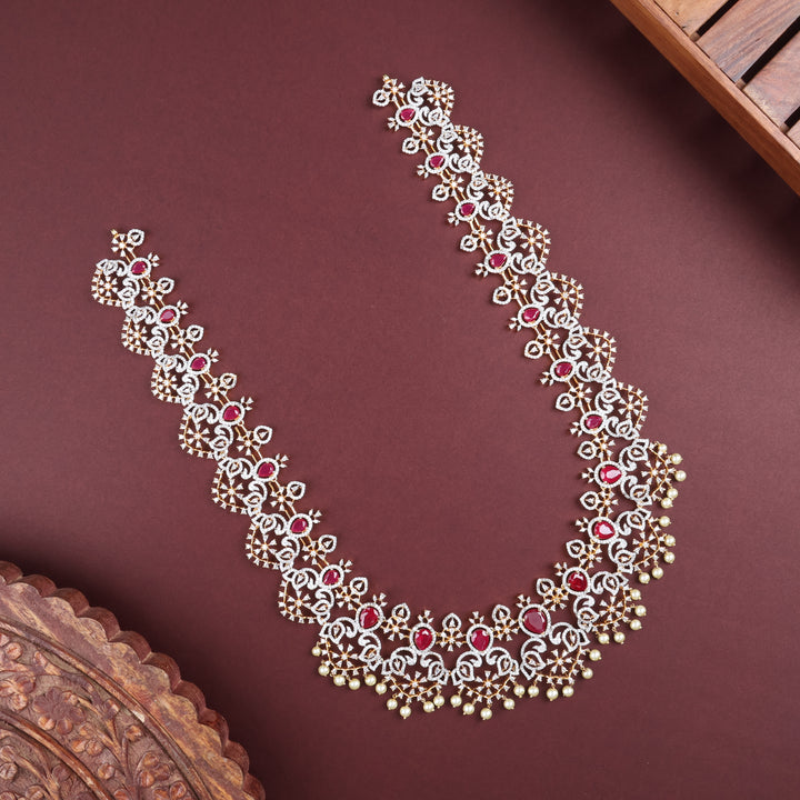 Long Necklace Premium Cz