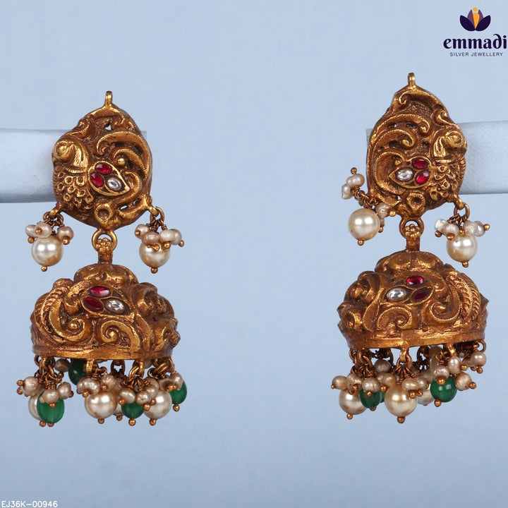 Jhumka Kundan Nakshi