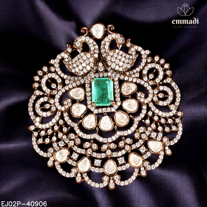 Pendant Brouch Moissanite