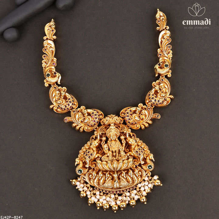 Short Necklace Premium Nakshi