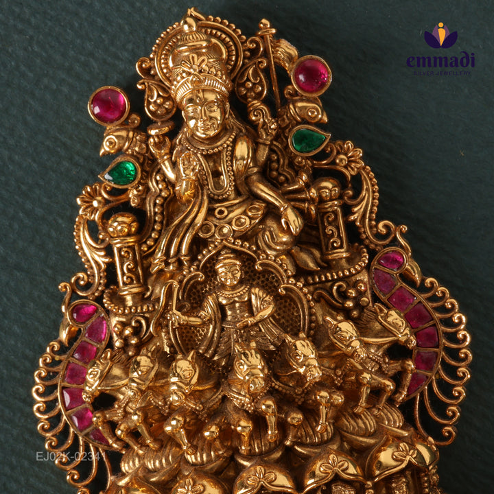 Pendant Premium Kundan Nakshi