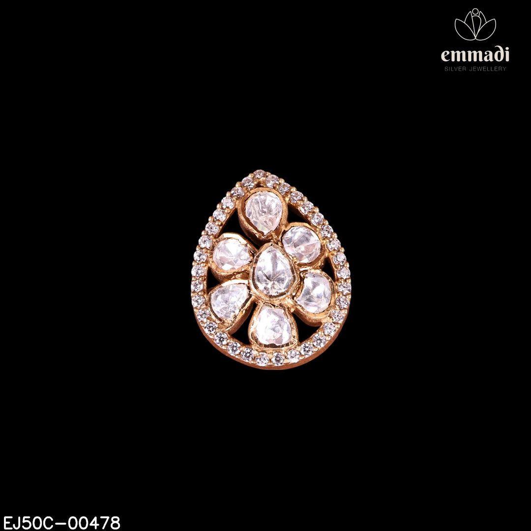 Pendant Brouch Moissanite