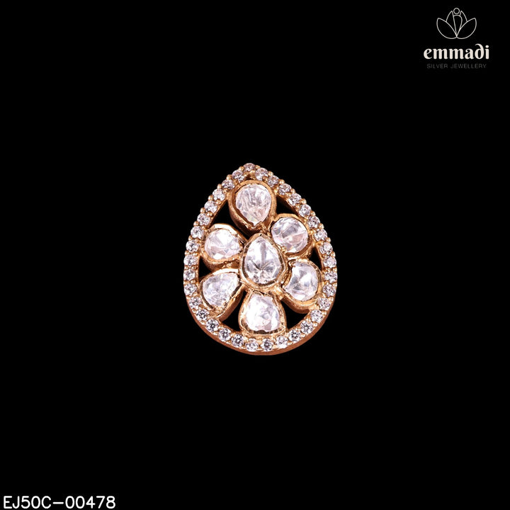 Pendant Brouch Moissanite