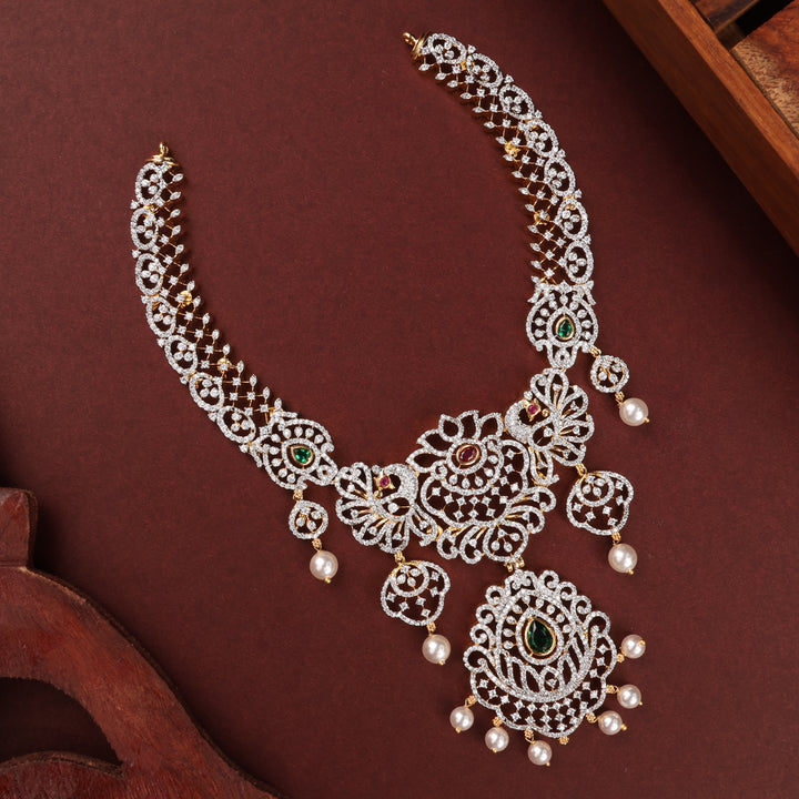 Short Necklace Premium Cz