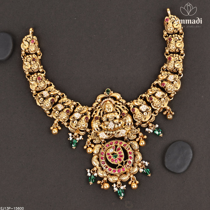 Short Necklace Kundan Nakshi