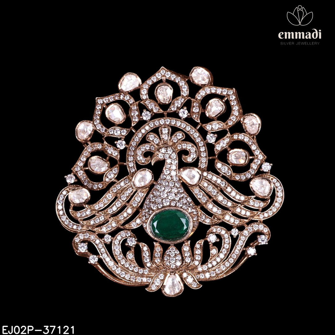 Pendant Brouch Moissanite