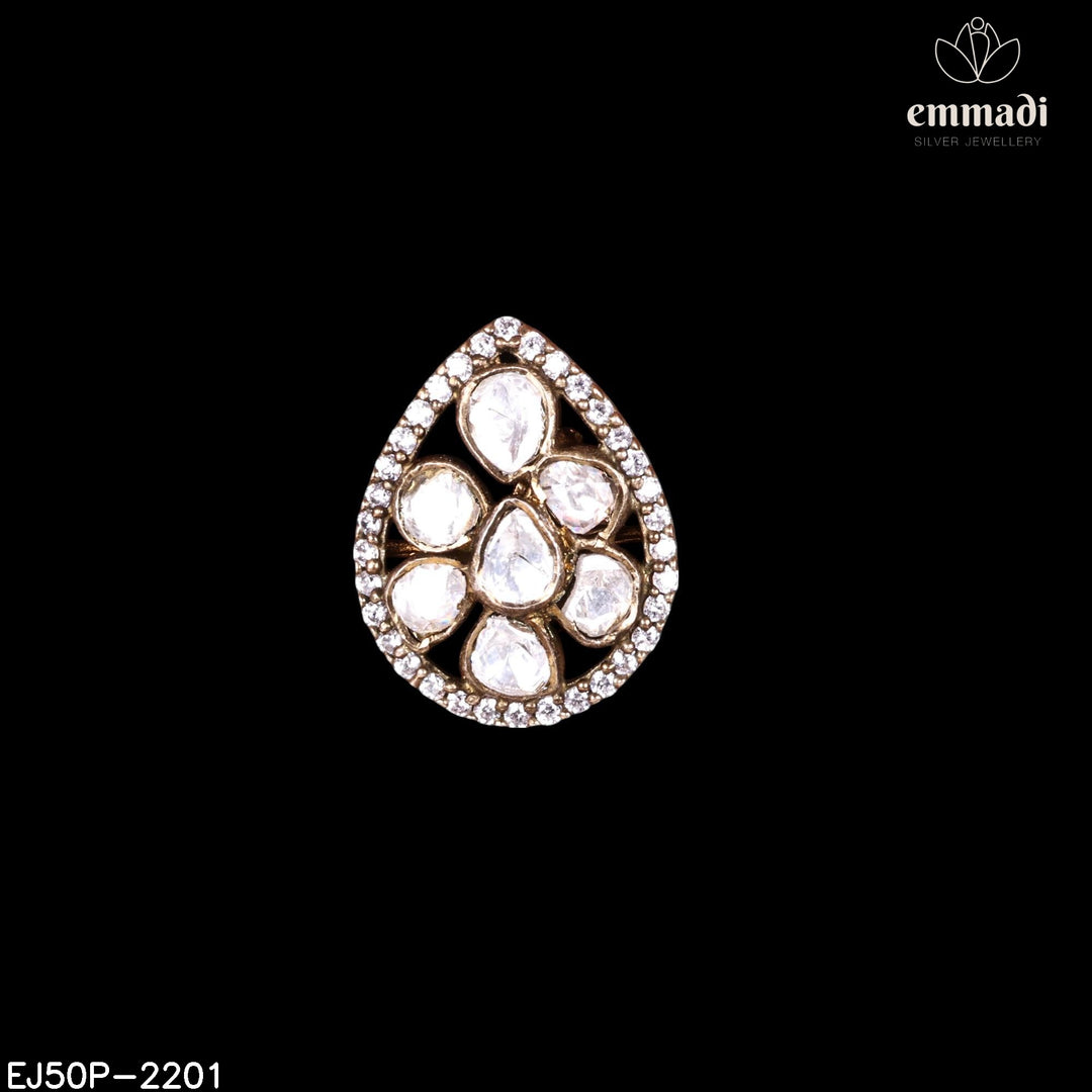 Pendant Brouch Moissanite