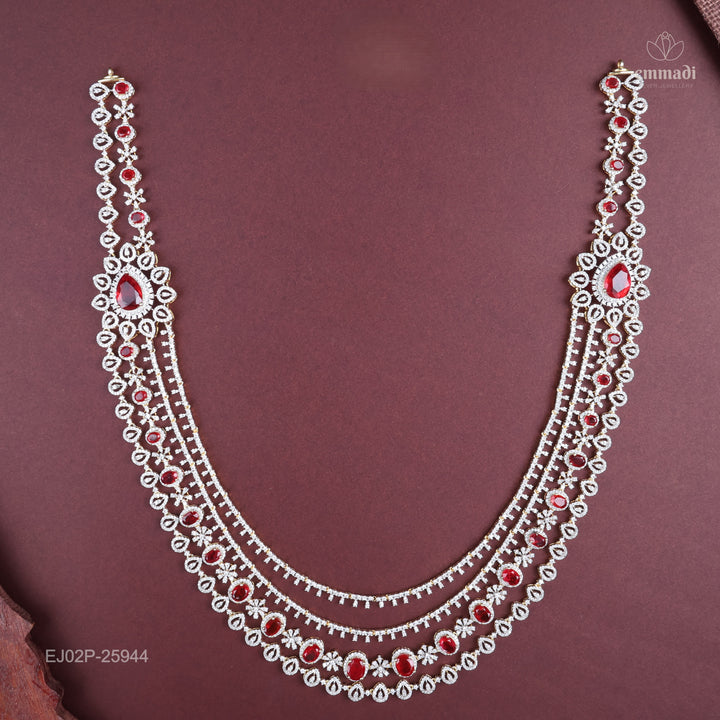 Long Necklace Premium Cz
