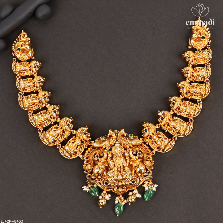 Short Necklace Premium Nakshi